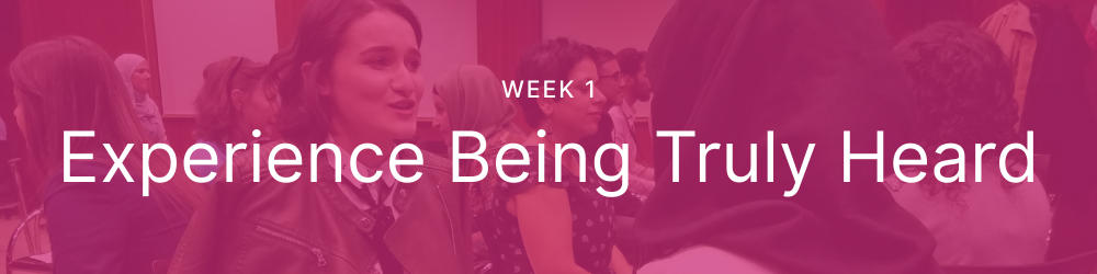 Experience Being Truly Heard